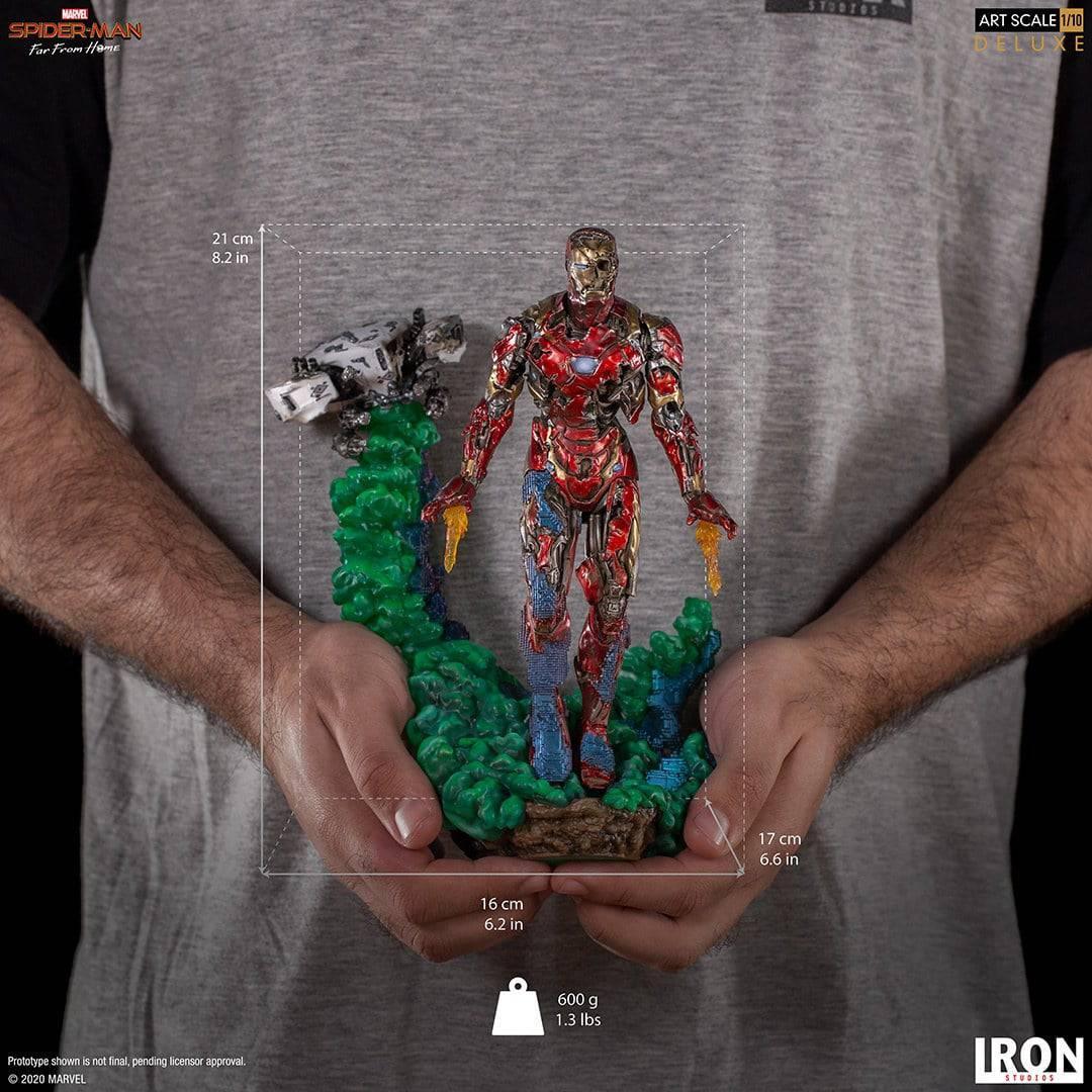 Iron Studios Spider-Man: Far From Home - Iron Man Illusion Deluxe BDS Art Scale 1/10 Statue | Marvel Collectible Action Figure for Display & Home Decor