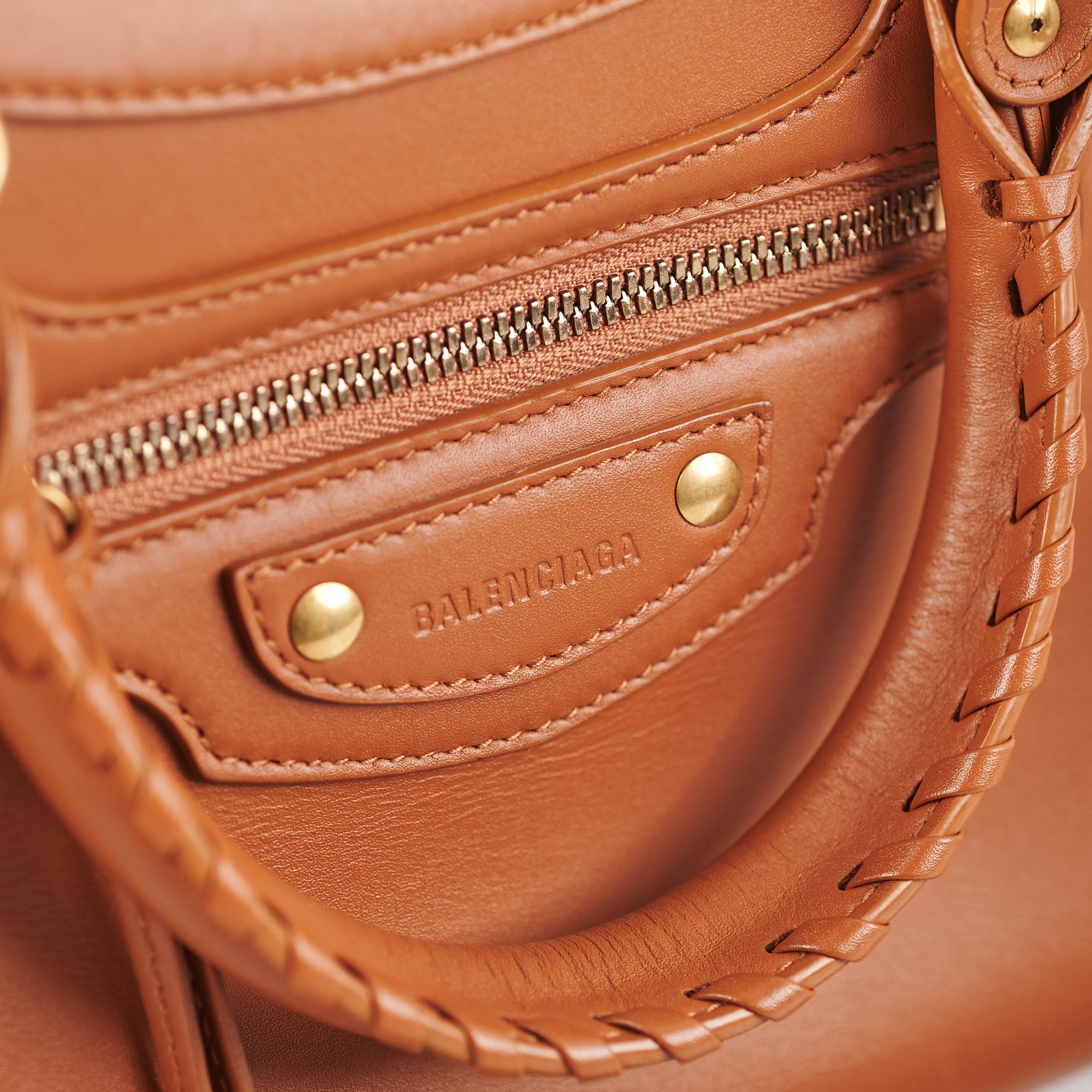 Balenciaga Neo Classic Small Brown Leather Shoulder Bag for Women - Stylish Crossbody Purse for Daily Use, Travel & Work