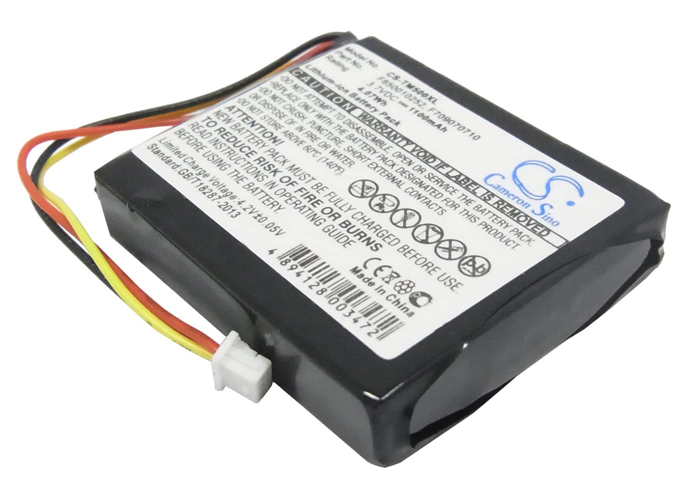 VINTRONS Replacement Battery F650010252 for TomTom One GPS - Long Lasting Power for Road Trips & Outdoor Navigation