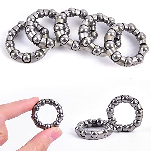 5-Pack YINGJUN Bicycle 9-Ball Bearings - High Performance Mountain Bike Headset & Axle Bearings Replacement Parts for Smooth Cycling Experience - Perfect for MTB Maintenance & Repair