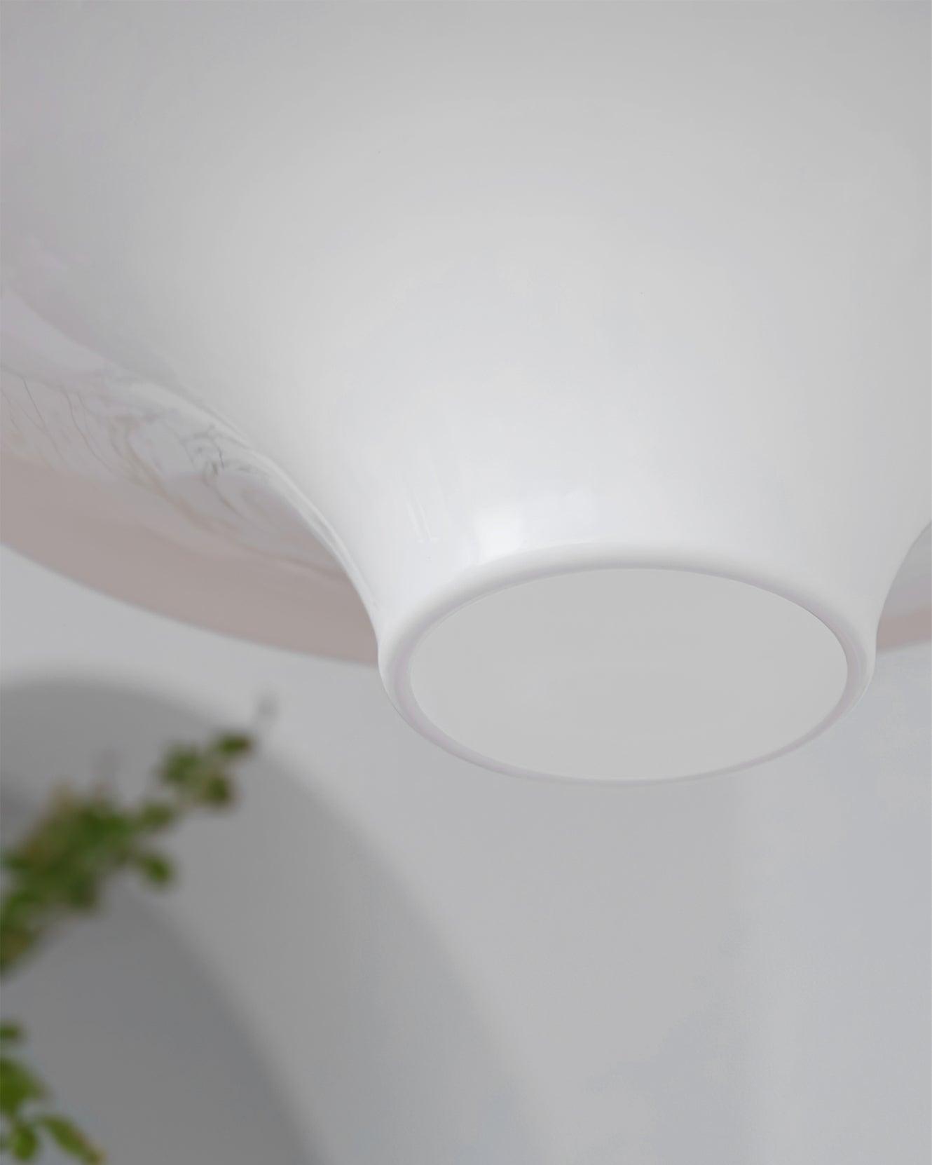 Lokki Modern Scandinavian Pendant Lamp - Minimalist Nordic Ceiling Light for Living Room, Bedroom, and Dining Room Decor