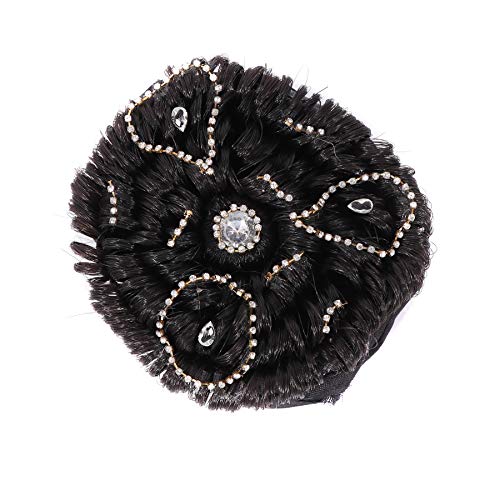 Shivarg Artificial Juda Hair Accessories for Women & Girls - Stone Work Bridal Wedding Hair Extension for Bun Hairstyles | Perfect for Festivals, Weddings & Special Occasions