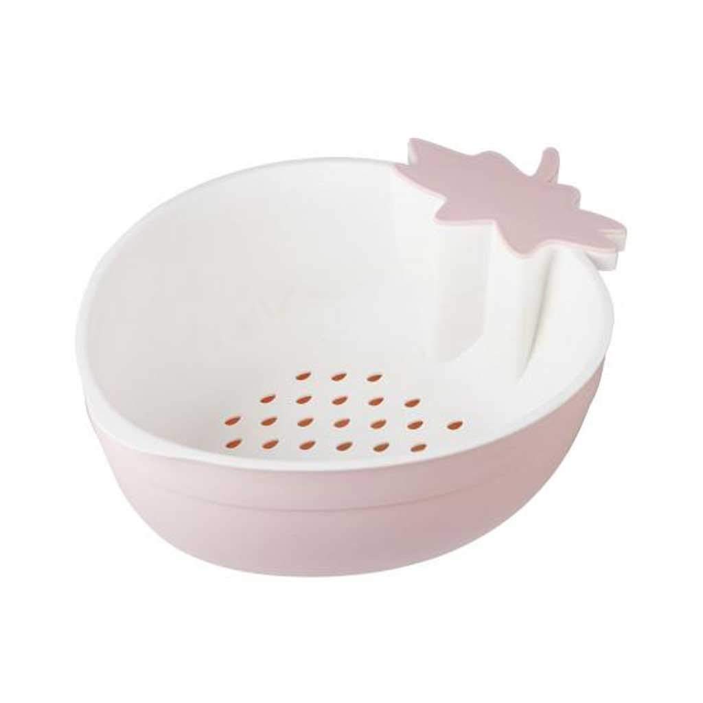 Double-Layer Strawberry-Shaped Drain Basket - Fruit & Vegetable Washing Storage Rack - Kitchen Organizer Tool for Fresh Produce - Perfect for Kitchen Countertop, Sink, or Pantry Storage (Color: D)