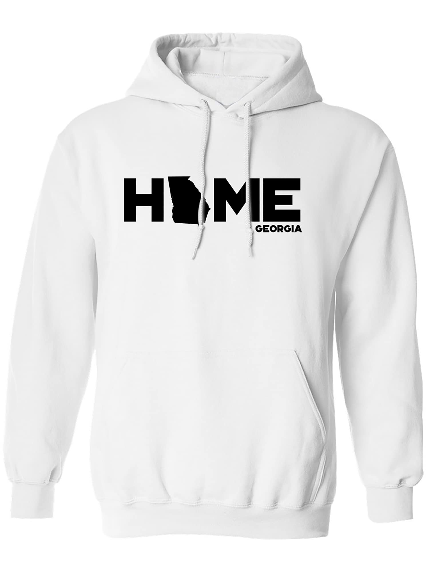 Zerogravitee Georgia HOME Adult Hooded Sweatshirt - Cozy Pullover Hoodie for Men & Women | Perfect for Casual Wear, Lounging at Home, and Outdoor Activities