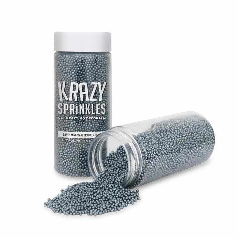Dark Silver Pearl Mini Beads for Jewelry Making - DIY Craft Beads, Bracelet & Necklace Making Supplies - Perfect for Earrings, Charms, and Home Decor