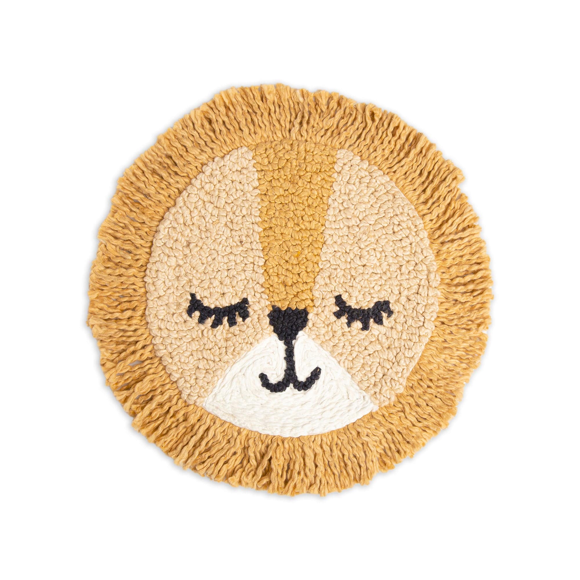 Soft Crane Baby Lion Pillow Cover with Filling & Storage Bag - Cute Nursery Decor for Boys & Girls, Perfect for Baby Showers & Kids Bedroom