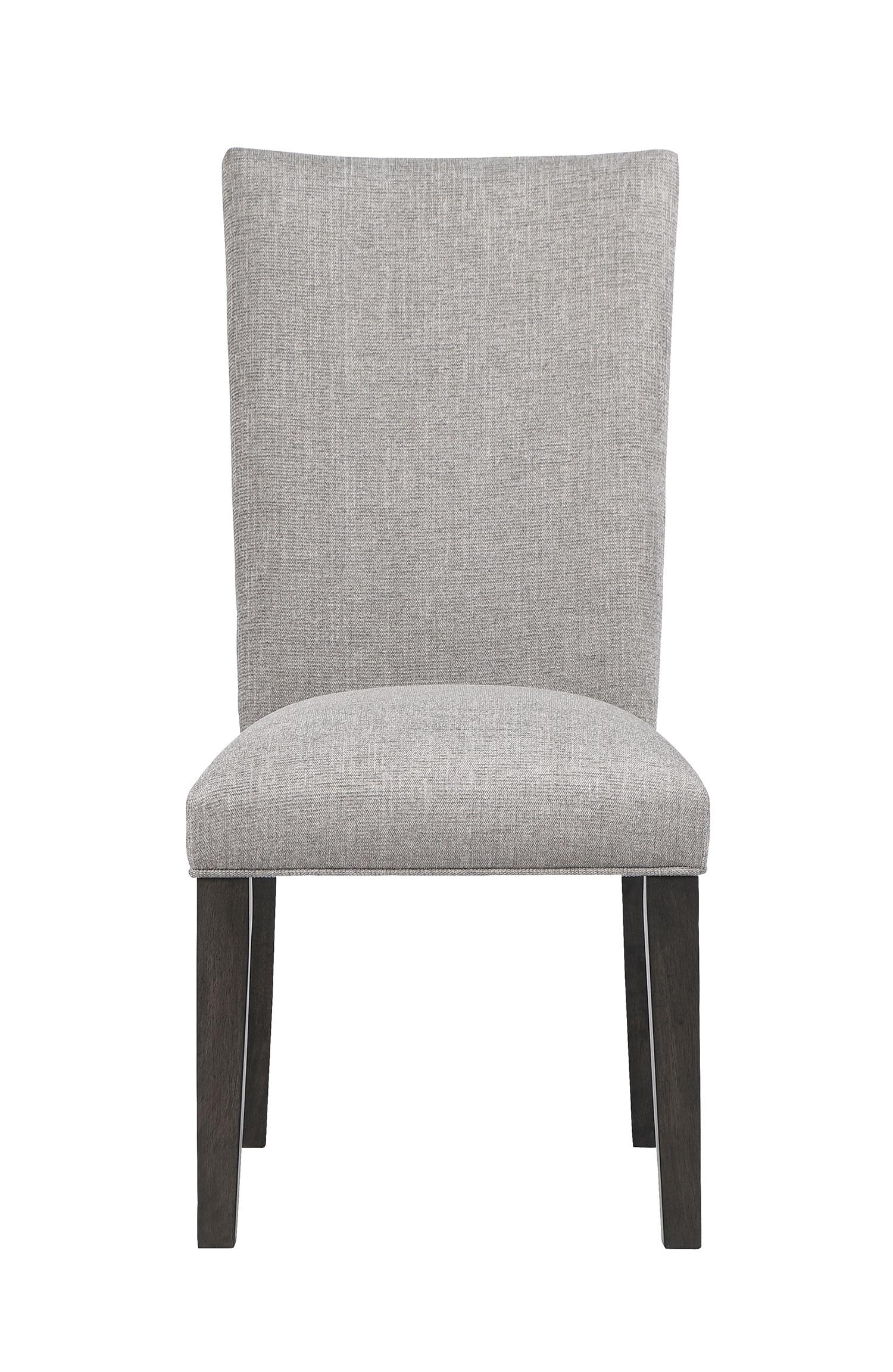 Alora Dining Chair - Modern Espresso & Beige Upholstered Kitchen Chairs - Comfortable & Stylish for Dining Room, Kitchen, Breakfast Nook, and Home Office