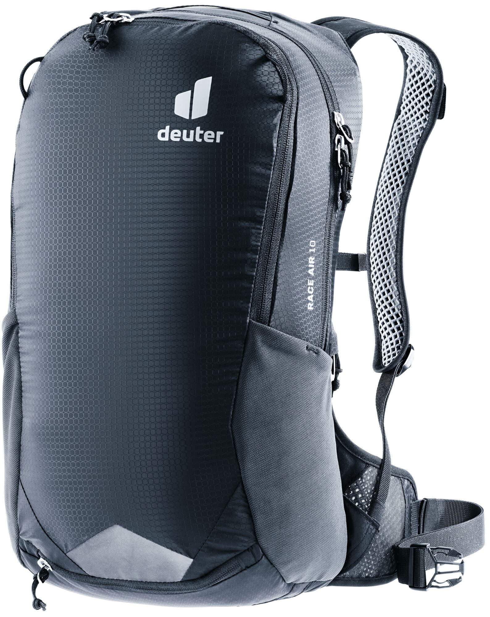 Deuter Race Air 10 Bike Backpack with 3.0 Hydration System - Lightweight Cycling Hydration Pack for Mountain Biking, Road Cycling & Outdoor Adventures - Black