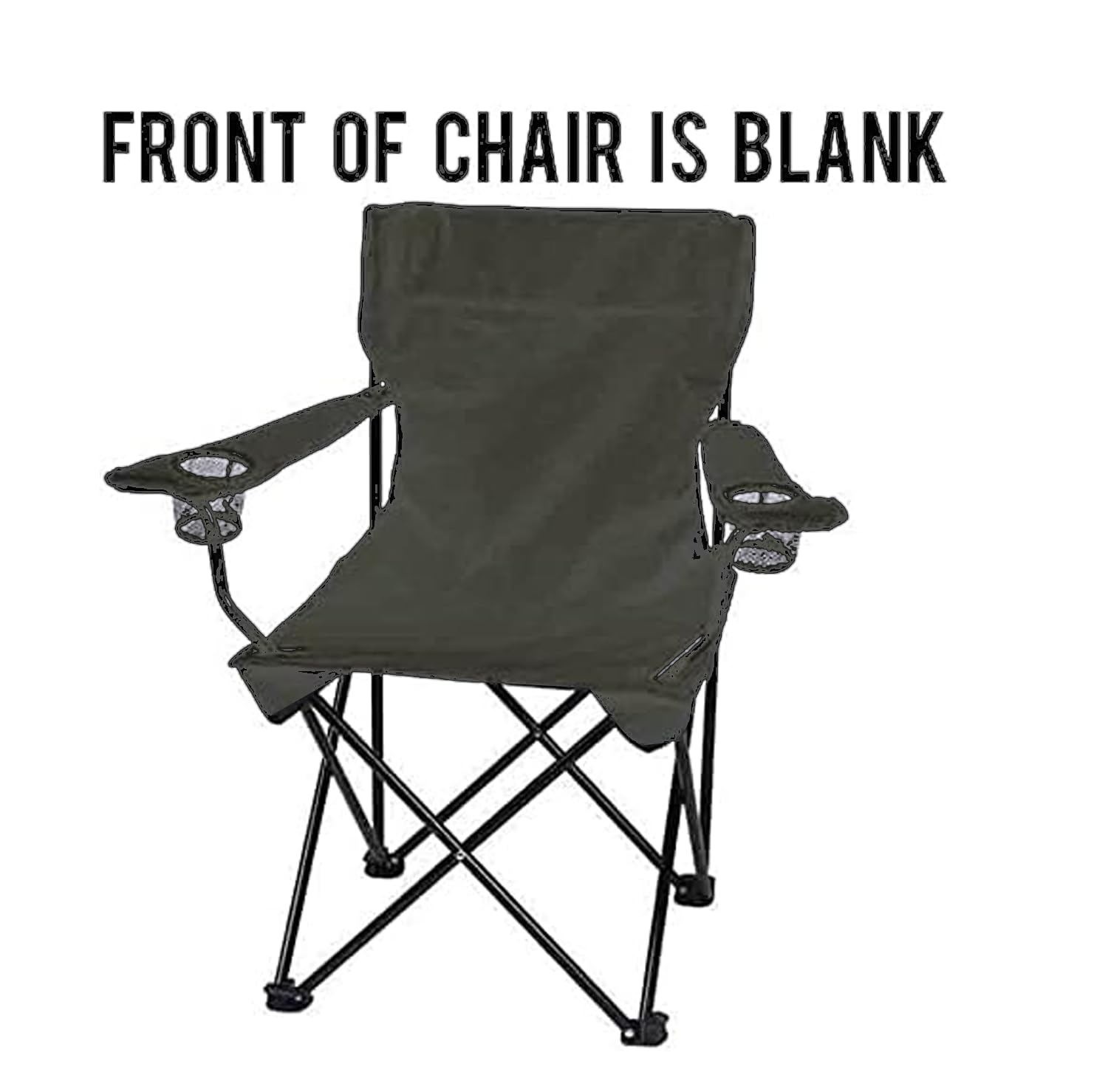 VictoryStore Personalized Last Name Outdoor Camping Chair - Portable Folding Chair with Carry Bag (2 Pack) - Perfect for Beach, Picnic, Backyard & Tailgating
