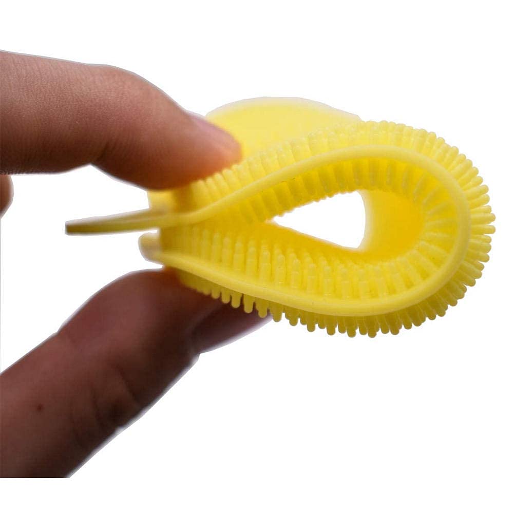 **Atcan Silicone Sponge Scrubber – Food Grade Reusable Dish Scrubber for Washing Dishes, Fruits & Vegetables – Eco-Friendly Kitchen Cleaning Tool (1 PC) – Perfect for Sinks, Countertops & Camping**