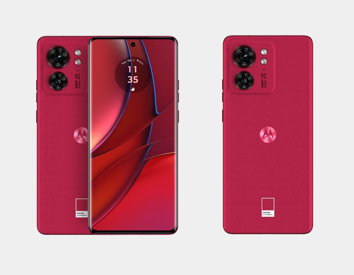 Motorola Edge 40 5G Unlocked Smartphone - 256GB ROM 8GB RAM Dual SIM GSM - Viva Magenta Color | Fast 5G Connectivity for Streaming & Gaming