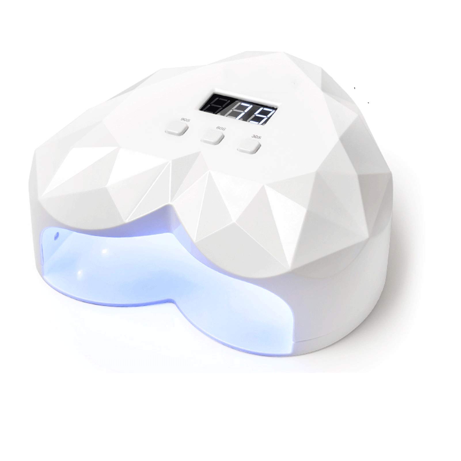 Professional UV LED Nail Lamp - Heart Shaped Gel Nail Dryer for Quick Drying & Curing | At-Home Salon Manicure & Pedicure | Perfect for Gel Polish, Acrylic Nails & Nail Art (Pink, 48W) - Ideal for Home Use, Nail Salons & DIY Beauty Enthusiasts