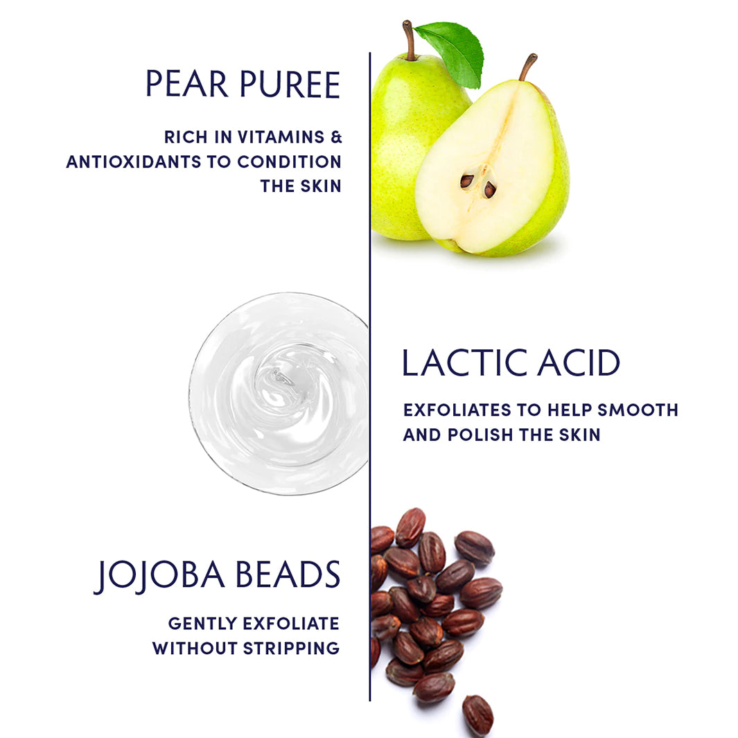Naturopathica Pear Fig Polishing Enzyme Peel - Exfoliating Face Scrub for Glowing Skin | Gentle Chemical Peel for Sensitive Skin | Perfect for Daily Skincare Routine & Spa Treatments