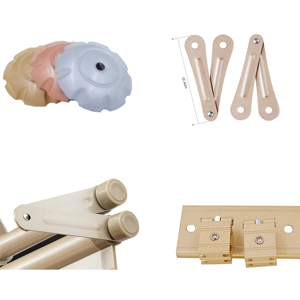Adjustable Indoor & Balcony Clothes Hanger with Lifting Rack - Space-Saving Laundry Drying Solution for Apartments & Small Homes