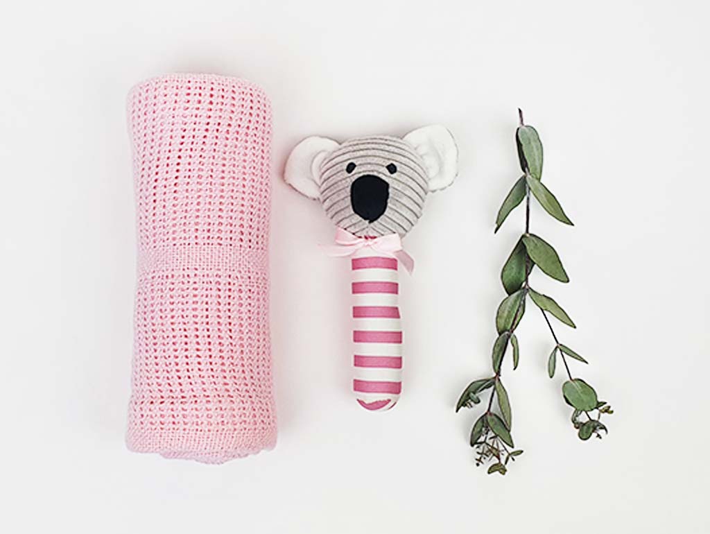 Adorable Pink Baby Shower Gift Set - Newborn Essentials for Girls | Perfect Baby Registry Gift, Gender Reveal Party Favors & Welcome Home Present