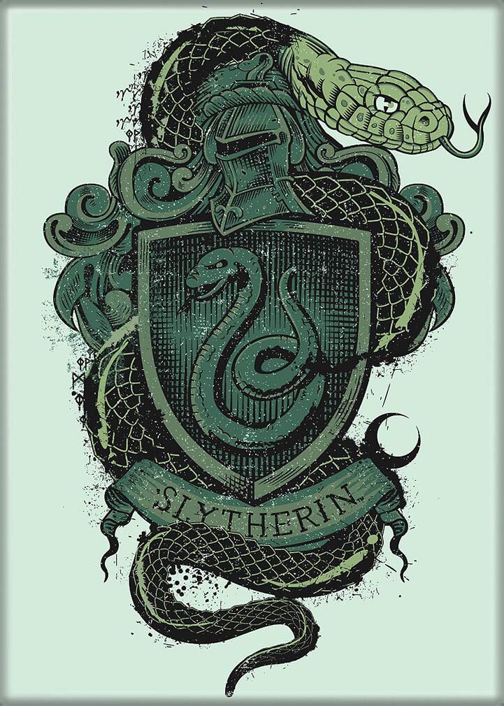 Harry Potter Slytherin Crest Magnet 2.5x3.5