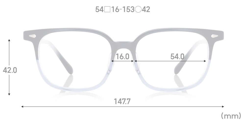 Lightweight Classic Acetate Glasses Frame 023 58 | Trendy Eyewear for Men & Women | Perfect for Reading, Driving & Fashion Accessories
