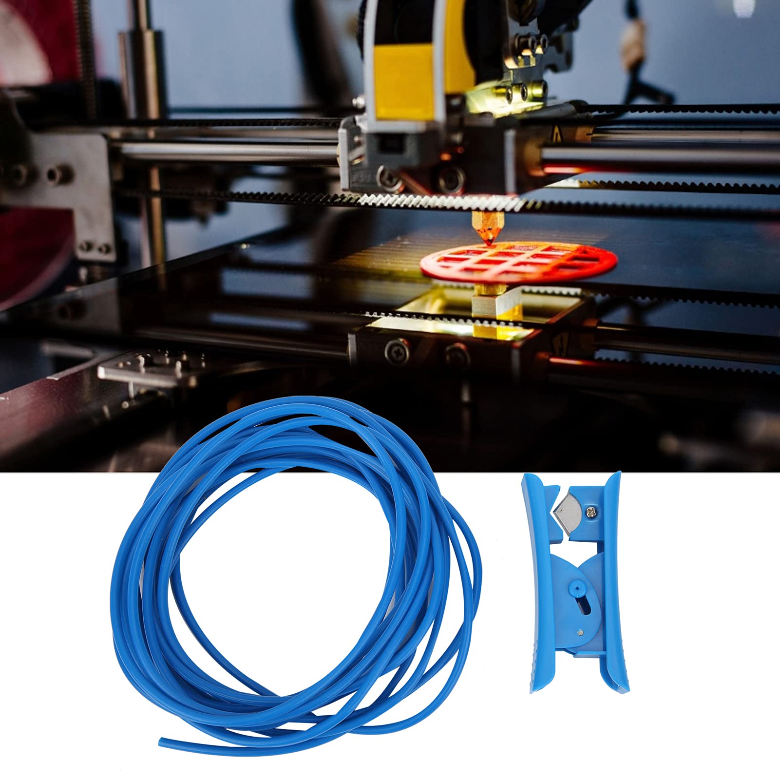 Durable Hose Cutter for 2.0-4.0mm Tubing - Pipe Cutting Tool (Blue) for Plumbing & DIY