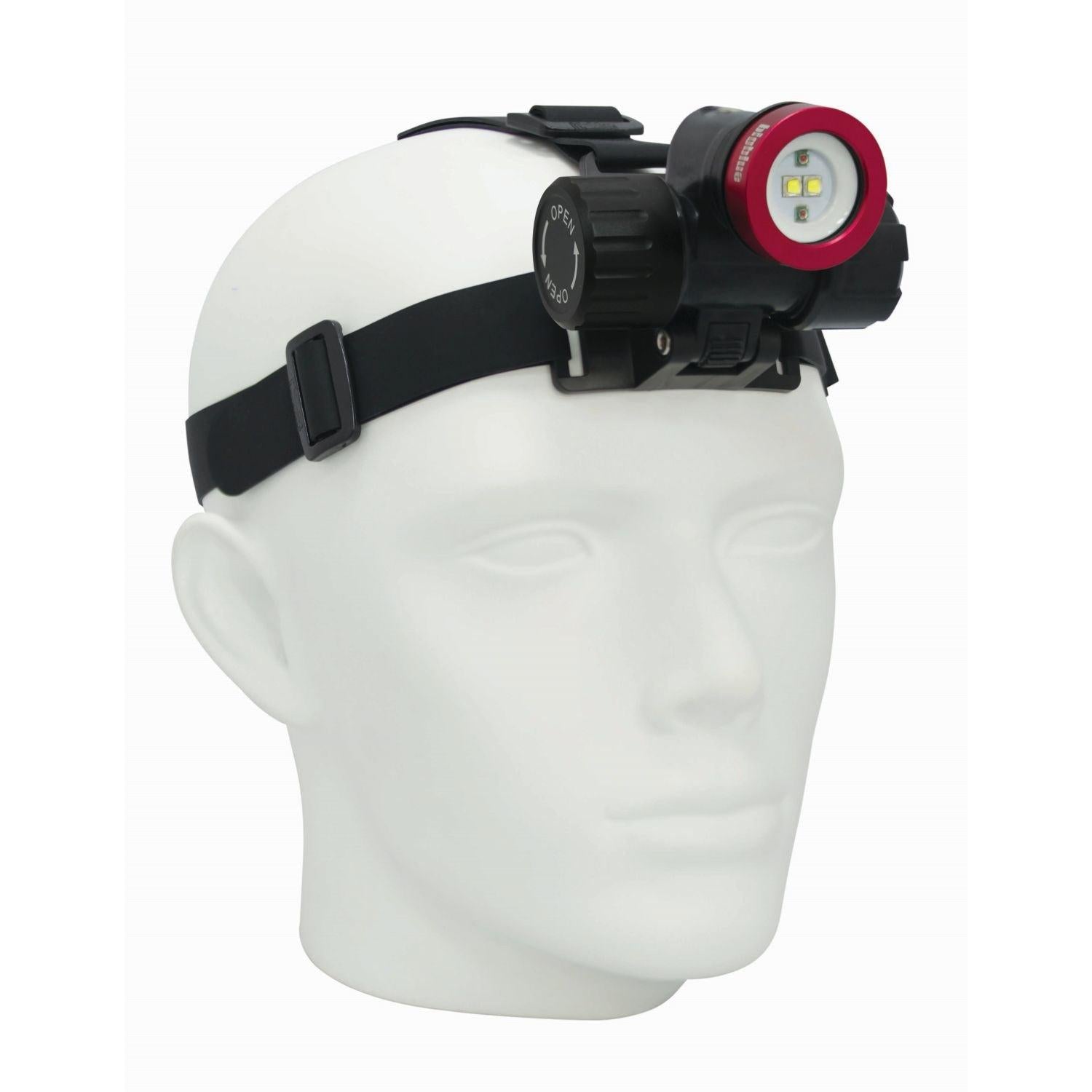 BigBlue 450 Lumen Wide Beam LED Headlamp - Bright Hands-Free Headlight for Camping, Hiking, Running & Outdoor Adventures