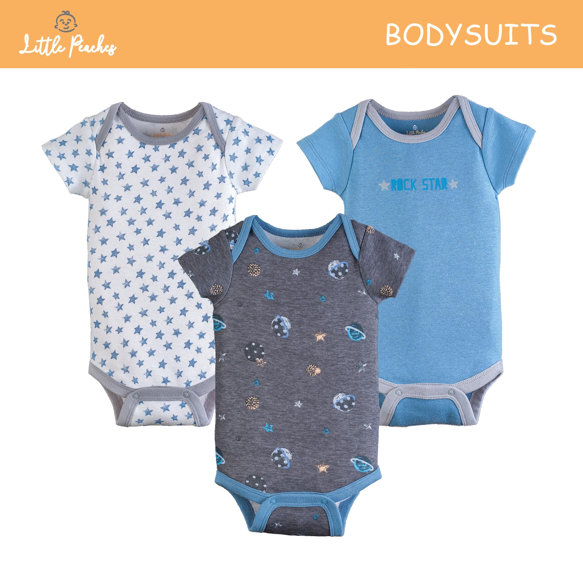 Newborn Baby Clothes Gift Set for Girls & Boys 0-3 Months - Soft Cotton Layette with Hat & Mittens | Perfect for Hospital, Photo Shoots & First Outings