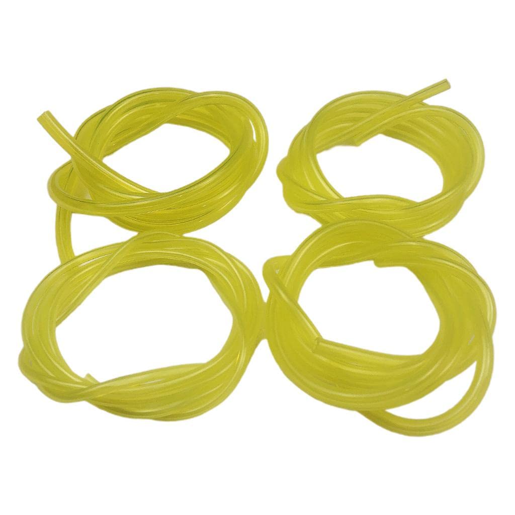 Fenteer 4PCS Fuel Hose Replacement Kit for Blower Tools - Durable Gas Line Compatible with Leaf Blowers, Weed Eaters & Outdoor Power Equipment (Lawn Care & Garden Maintenance)