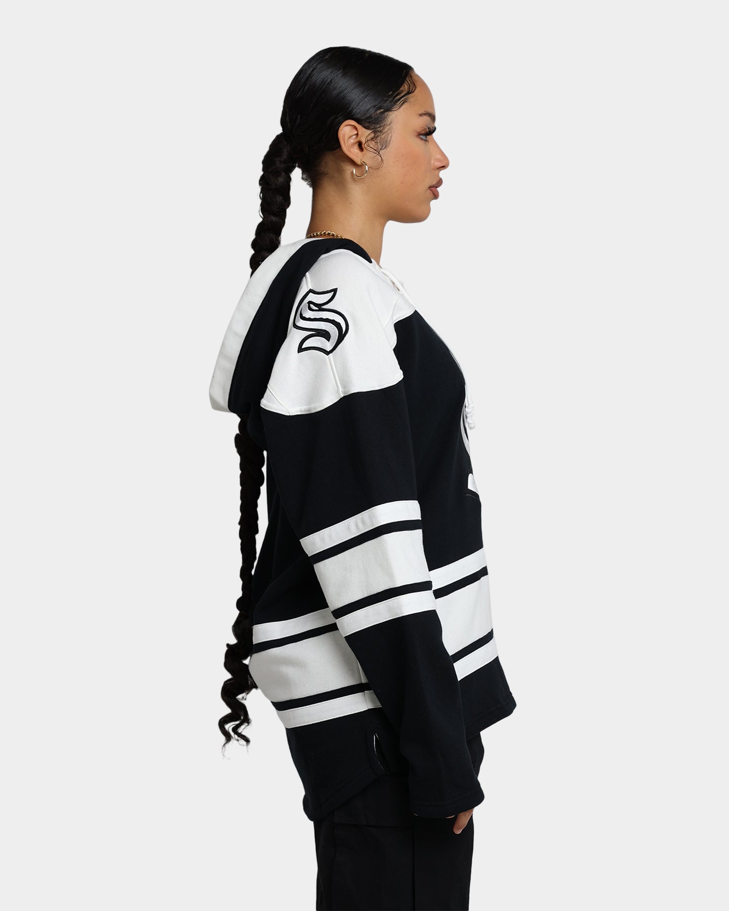 47 Brand Seattle Kraken Superior Lacer Hoodie - Men's Premium Pullover Sweatshirt for Hockey Fans - Perfect for Game Day & Casual Wear