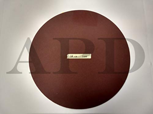 2-Pack Butter(TM) PSA A/O Cloth Disc 16 Inch 100 Grit for Woodworking & Metal Polishing - PSAAO1600100 - Perfect for Sanding, Buffing, and Surface Preparation