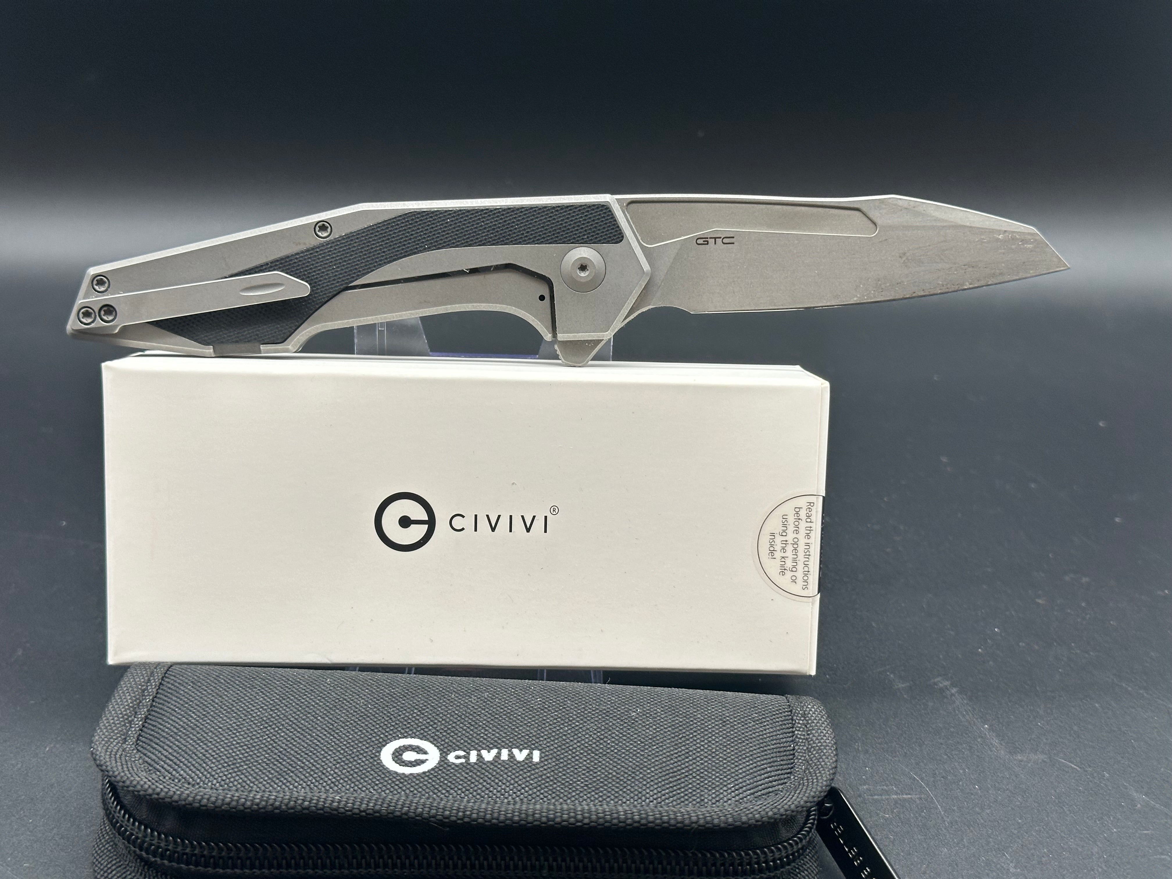 CIVIVI GTC Hypersonic Frame Lock Folding Knife - 3.7