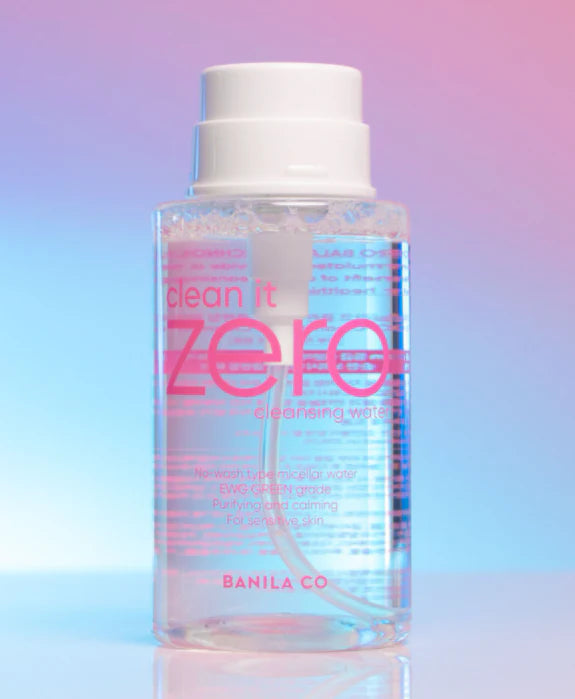 BANILA CO Clean It Zero Cleansing Water 310ml - Gentle Makeup Remover & Facial Cleanser for Sensitive Skin | Perfect for Daily Skincare Routine & Travel