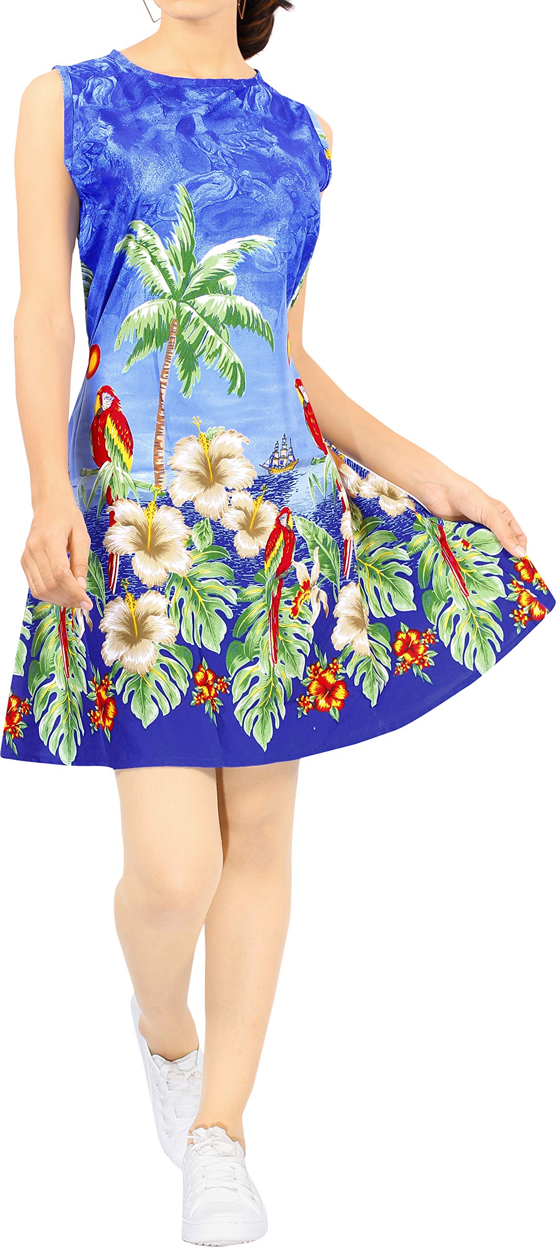 LA LEELA Women's Beach Cover Up - Lightweight Hawaiian Wraps for Summer, Swimwear Sarong, Poolside Dress - Perfect for Beach Vacation, Resort Wear & Tropical Getaways