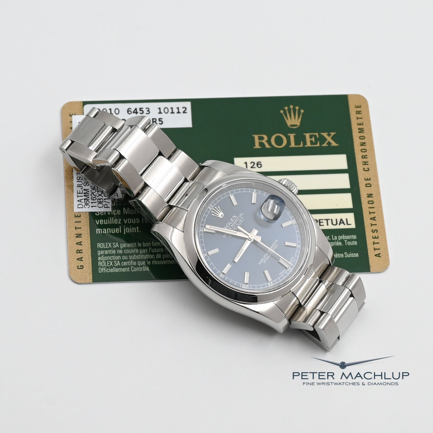 Rolex Datejust 36 Stainless Steel Watch - 2014 Model | Luxury Automatic Timepiece for Men | Perfect for Business, Formal Events & Everyday Wear