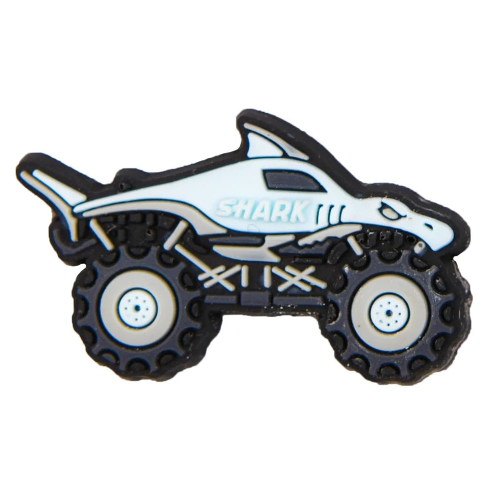 Cool PVC Motorcycle Shoe Charm - Racing Bike Accessories for Men & Women - DIY Shoe Pins & Wristband Decor - Perfect for Bikers, Gifts & Motorcycle Enthusiasts