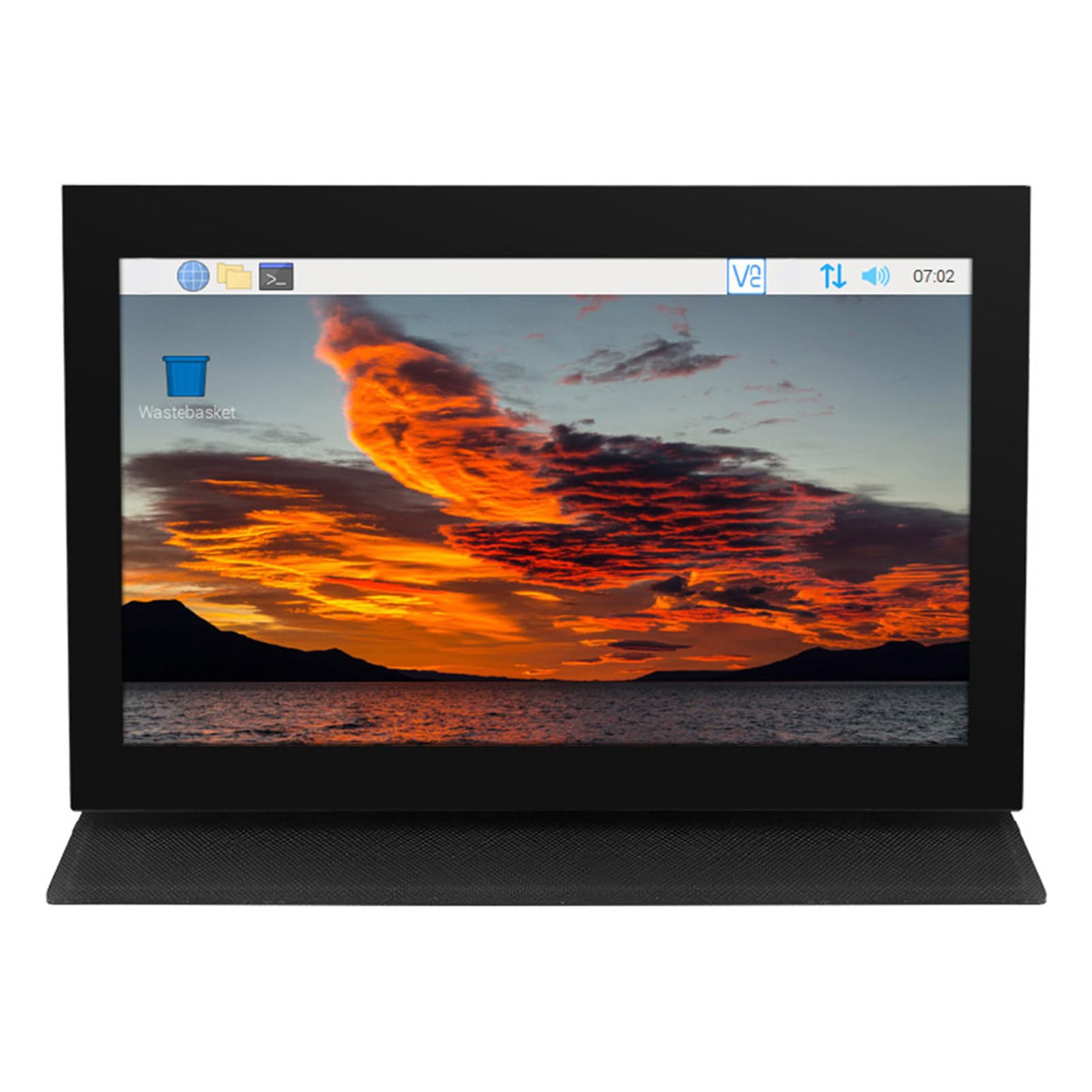 7 Inch IPS LCD Screen for Raspberry Pi - 1024x600 Resolution Mini Monitor, Secondary Display Replacement for DIY Projects, Gaming, and Portable Computing