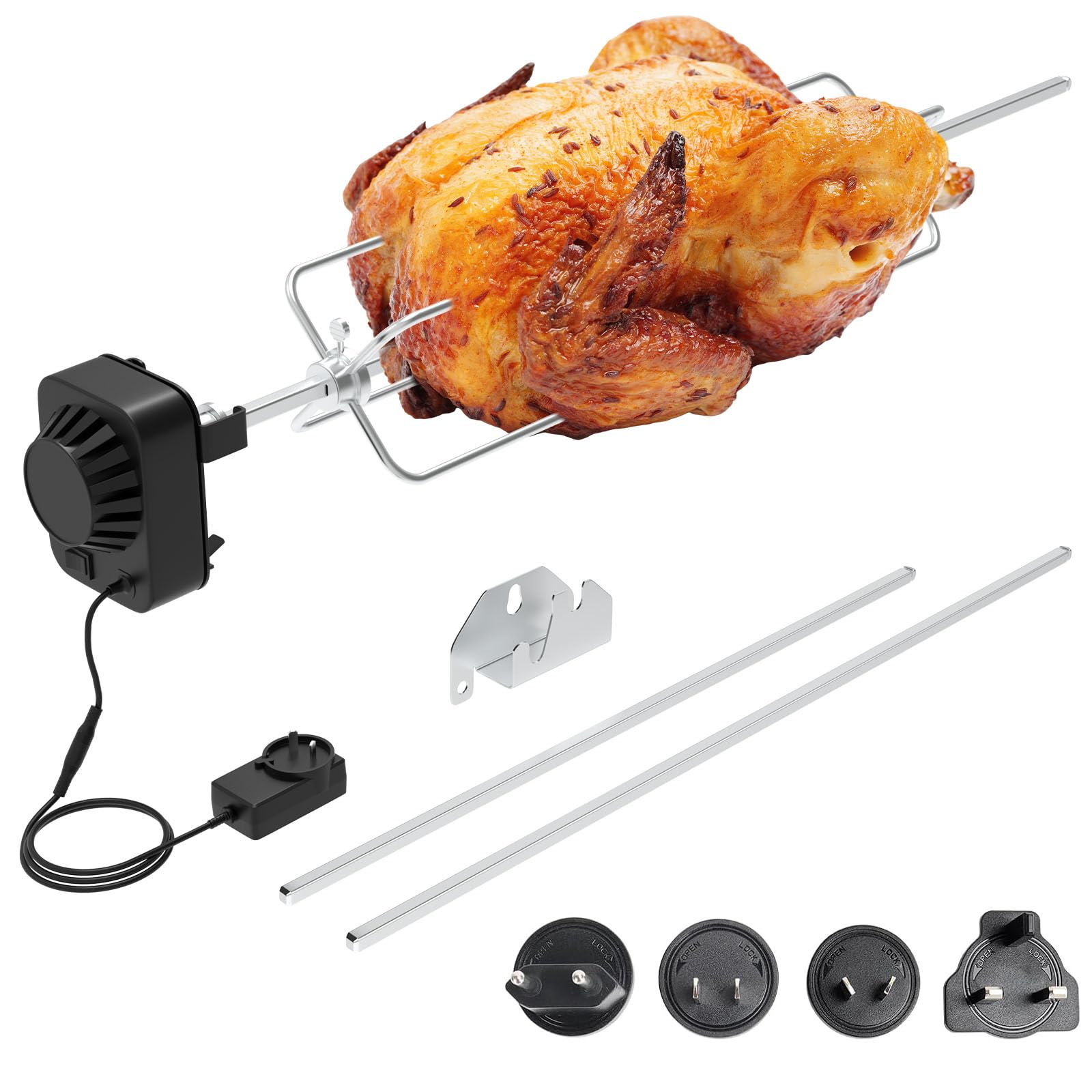 Masterbuilt Gravity Series Rotisserie Kit for MB20091220, 560, 1050 & 800 - BBQ Grill Spit Accessories for Smoking & Grilling | Perfect for Backyard BBQs, Tailgating & Outdoor Cooking