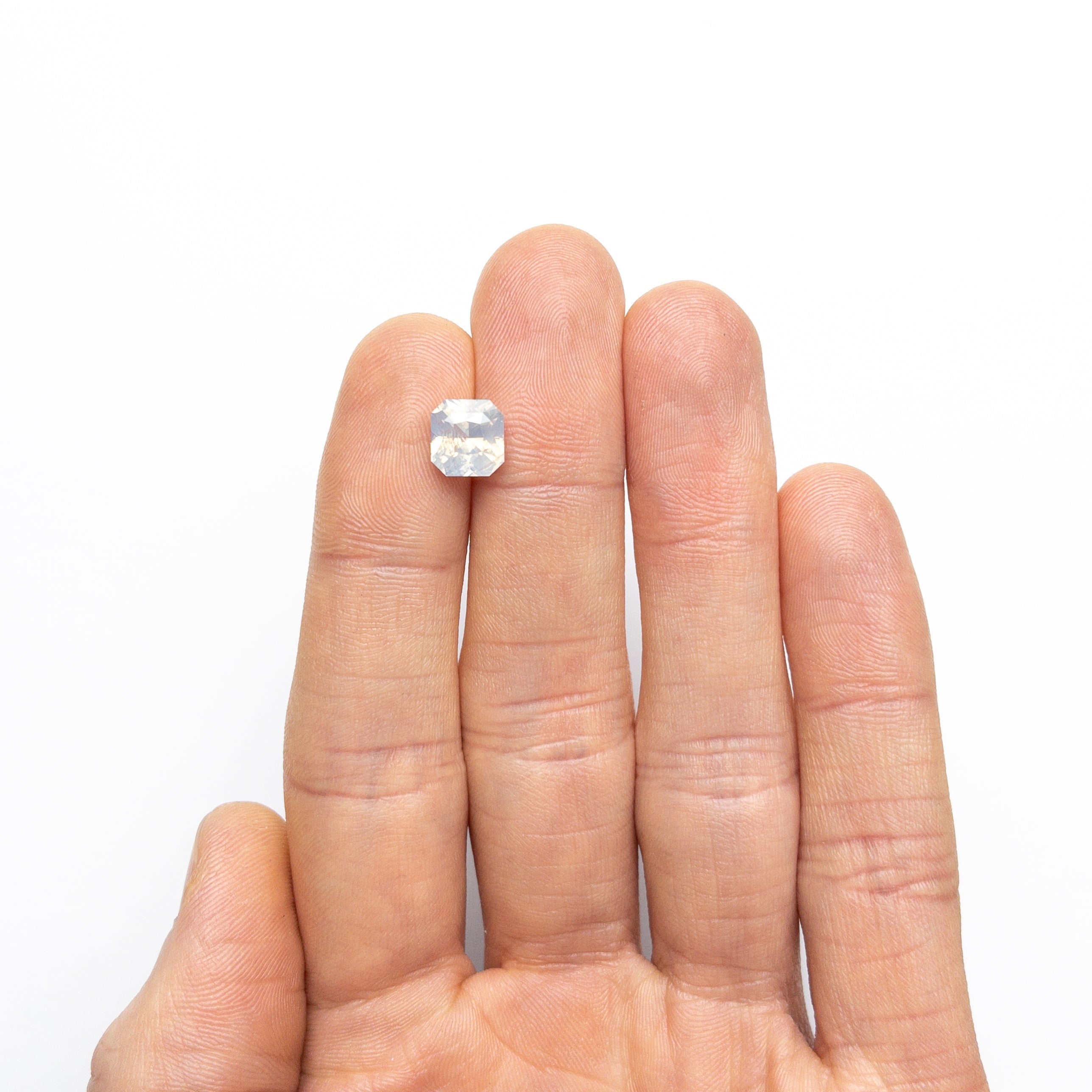3.56ct Natural Blue Sapphire - 7.88x7.55x6.00mm Square Brilliant Cut with Beveled Corners - Loose Gemstone for Jewelry Making, Engagement Rings & Fine Collections (Item#26091-01)