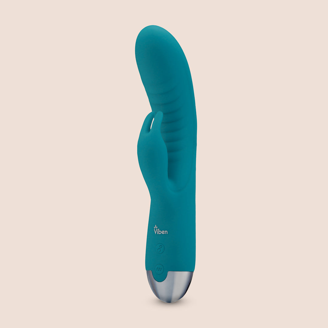 Viben Alluring Come Hither Rabbit Vibrator - Waterproof & Rechargeable Adult Toy for Women | Perfect for Solo Play, Couples & Sensual Exploration