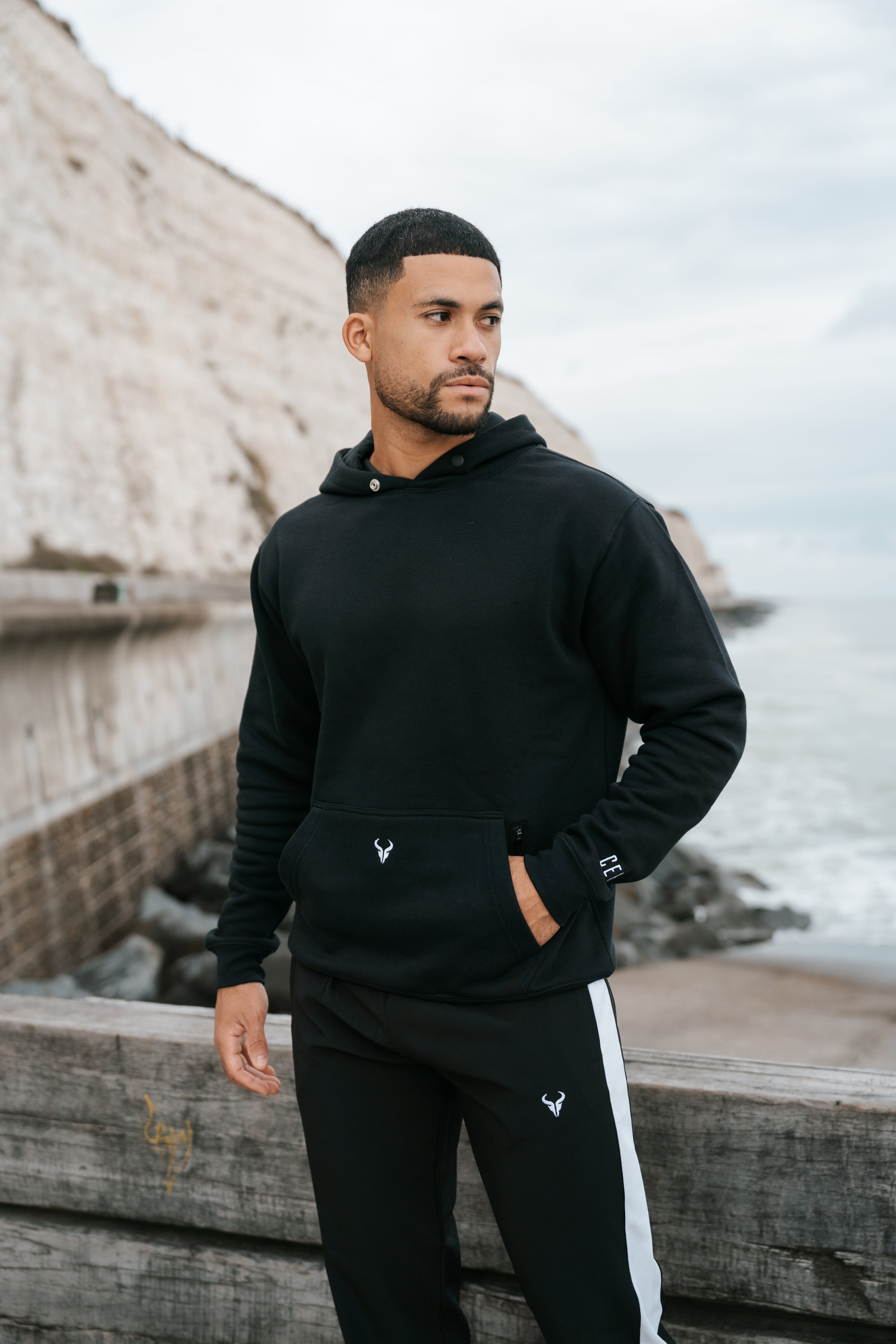 Cerus Black Original Hoodie for Men & Women - Soft Cotton Pullover Sweatshirt with Kangaroo Pocket | Perfect for Casual Wear, Gym, and Outdoor Activities