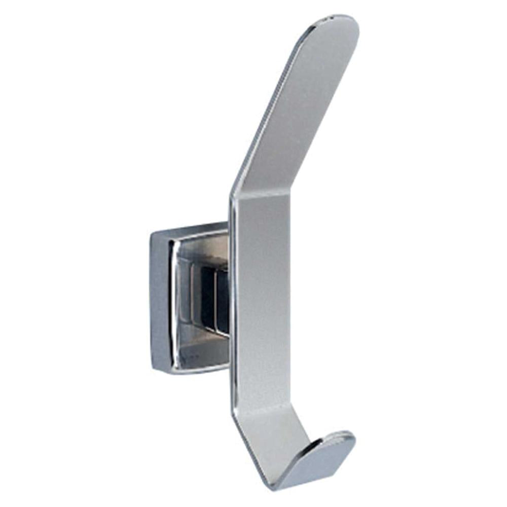 Bobrick B682 Single Surface Mounted Hat & Coat Hook - Durable Stainless Steel Wall Hook for Entryway, Closet & Locker Organization (Commercial & Home Use)