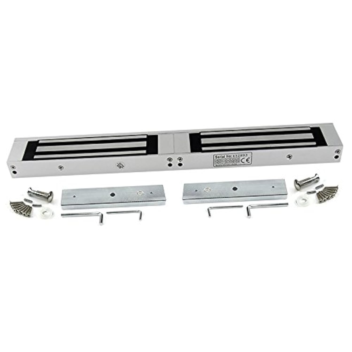 600lbs Heavy Duty Double Electronic Lock Electric Magnetic Door Lock - 12V High Security Access Control System for Banks, Offices & Commercial Buildings (280kgs) - Ideal for Entry Doors, Server Rooms & Restricted Areas