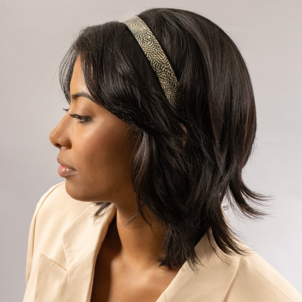 Handmade 20mm Wide Headband for Women - Soft Stretch Hair Accessories for Workouts, Yoga, and Everyday Style