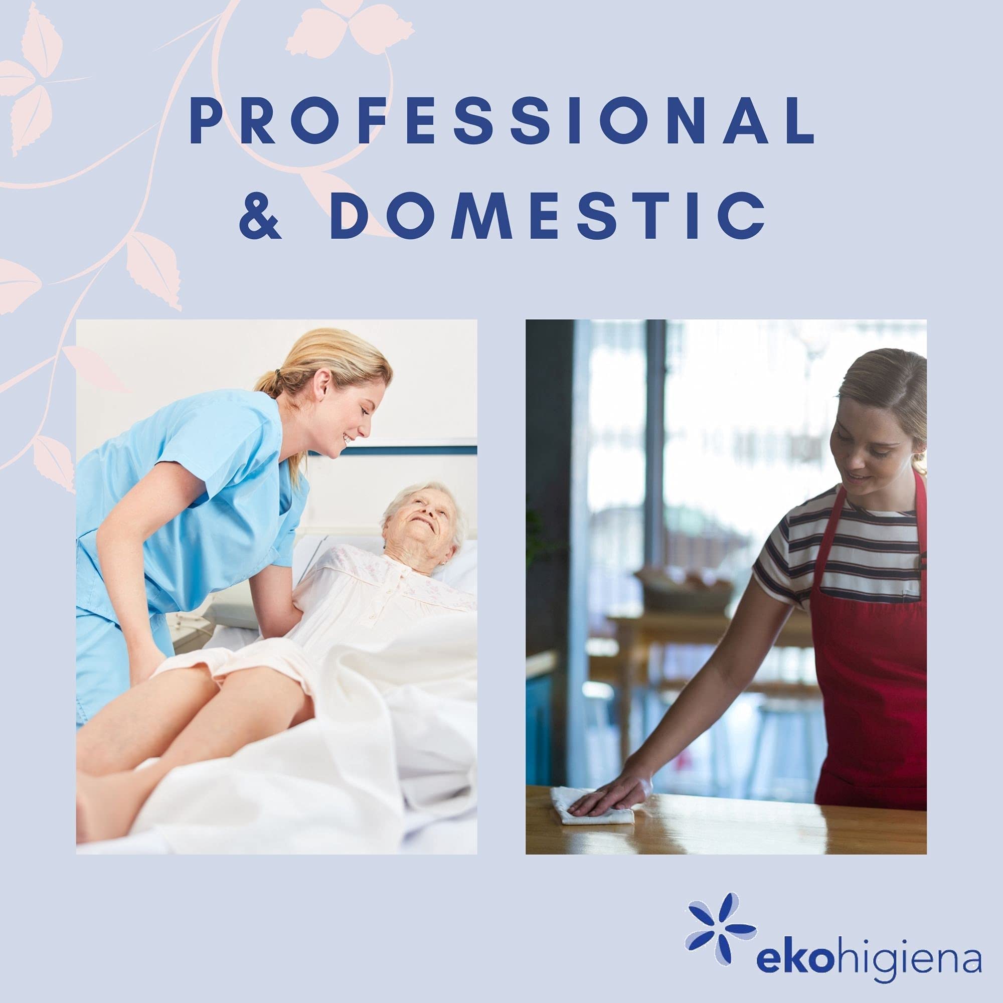 EKO Higiena Disposable Cellulose Hairdressing Towels 320 Roll - Salon Grade Disposable Face Cloths & Barber Towels for Professional Use - Perfect for Hair Salons, Spas, and Personal Grooming
