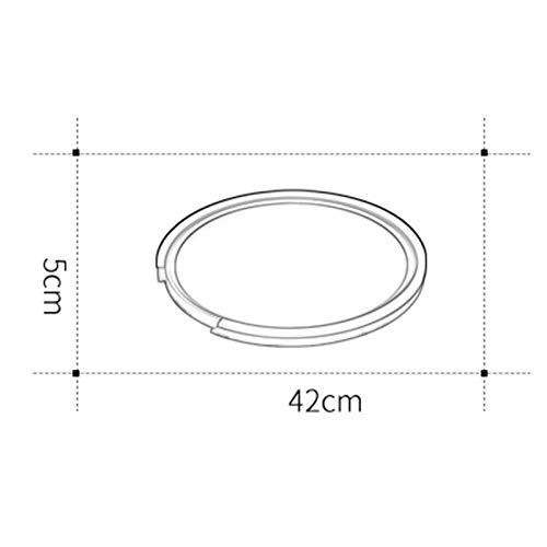 Modern LED Ceiling Light Fixture - Ultra Thin Surface Mount Lighting for Living Room, Bedroom & Kitchen - Energy Efficient LED Luminaire for Home & Office Spaces