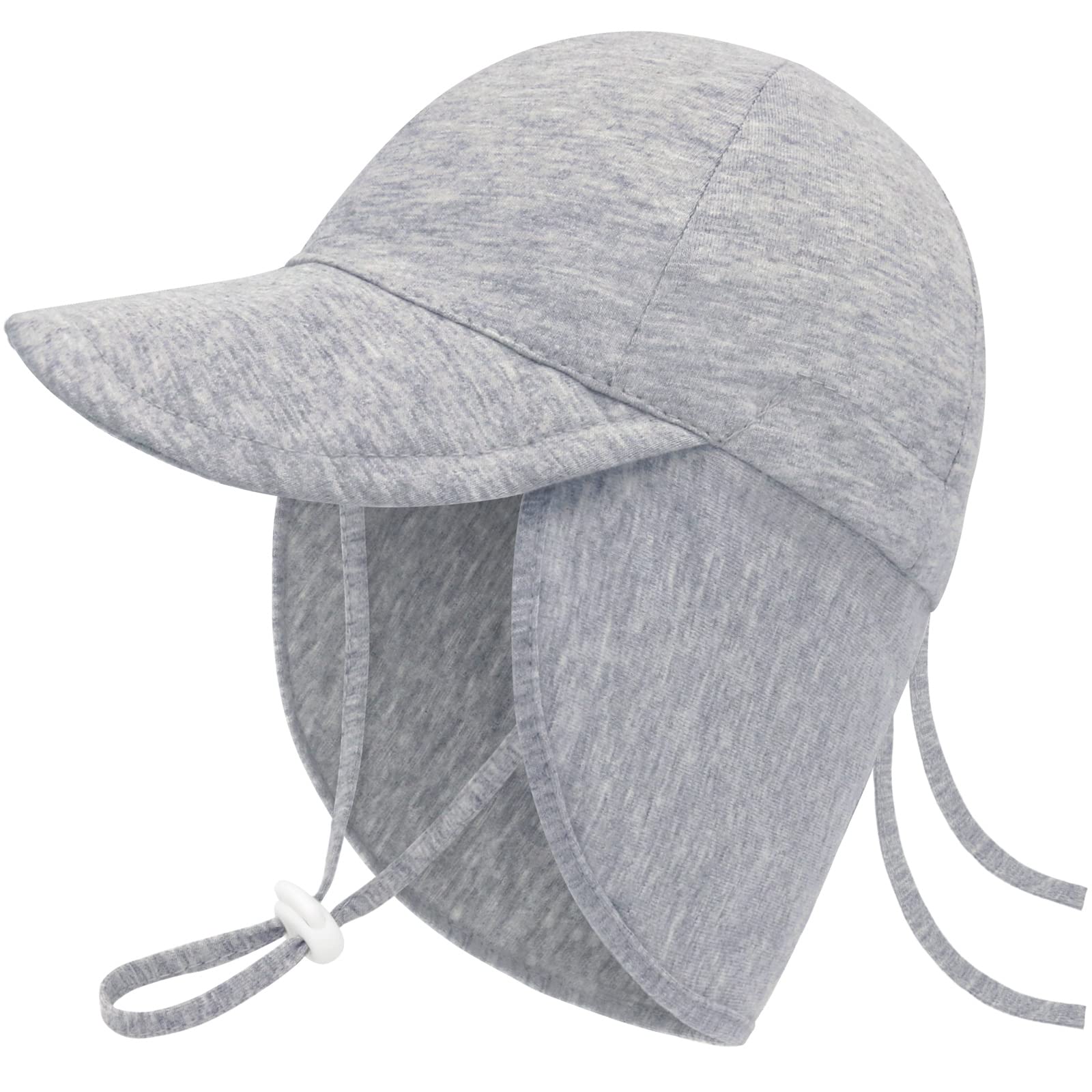 UPF 50+ Baby Sun Hat with Neck Flap - Soft Cotton Infant & Toddler Sun Protection Hat for Boys & Girls - Perfect for Beach, Swimming, and Outdoor Activities