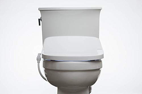 ALPHA BIDET GXR Wave Bidet Toilet Seat - Round White | Powerful Spray & Remote Control | Stainless Steel Nozzle | Slim Design | LED Nightlight | Warm Air Dryer | Oscillation & Pulse Functions | Perfect for Modern Bathrooms & Elderly Comfort