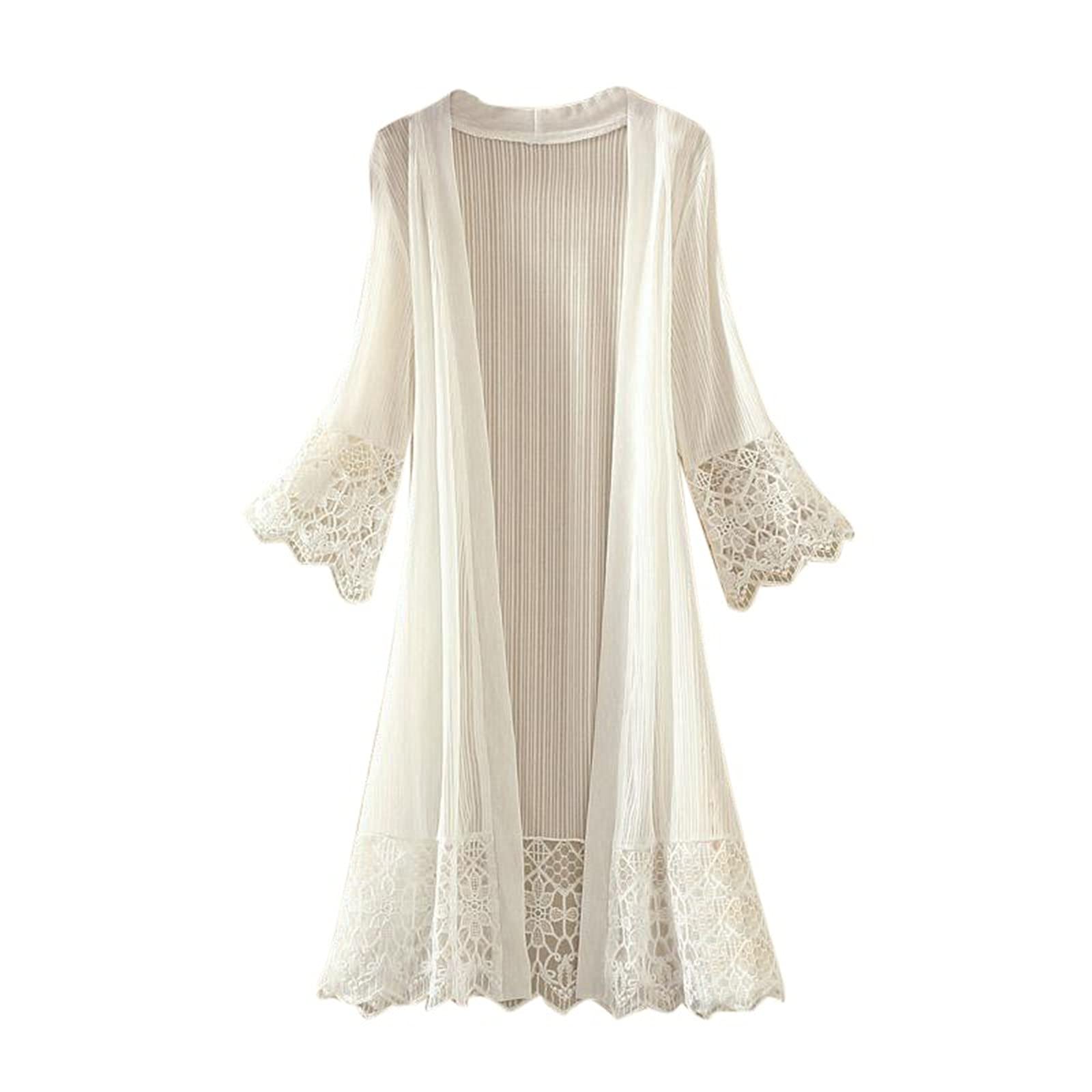 Elegant Women's Long Sleeve Lace Blouse with Flare Sleeves - Casual Tunic Top for Work, Date Night & Fall Layering