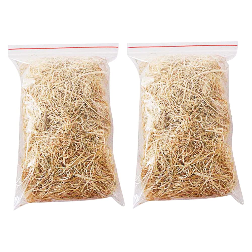 LUOZZY 2-Pack Recycled Raffia Shredded Paper - Eco-Friendly Easter Basket Filler & Kraft Gift Box Decoration for Parties, Weddings, Baby Showers