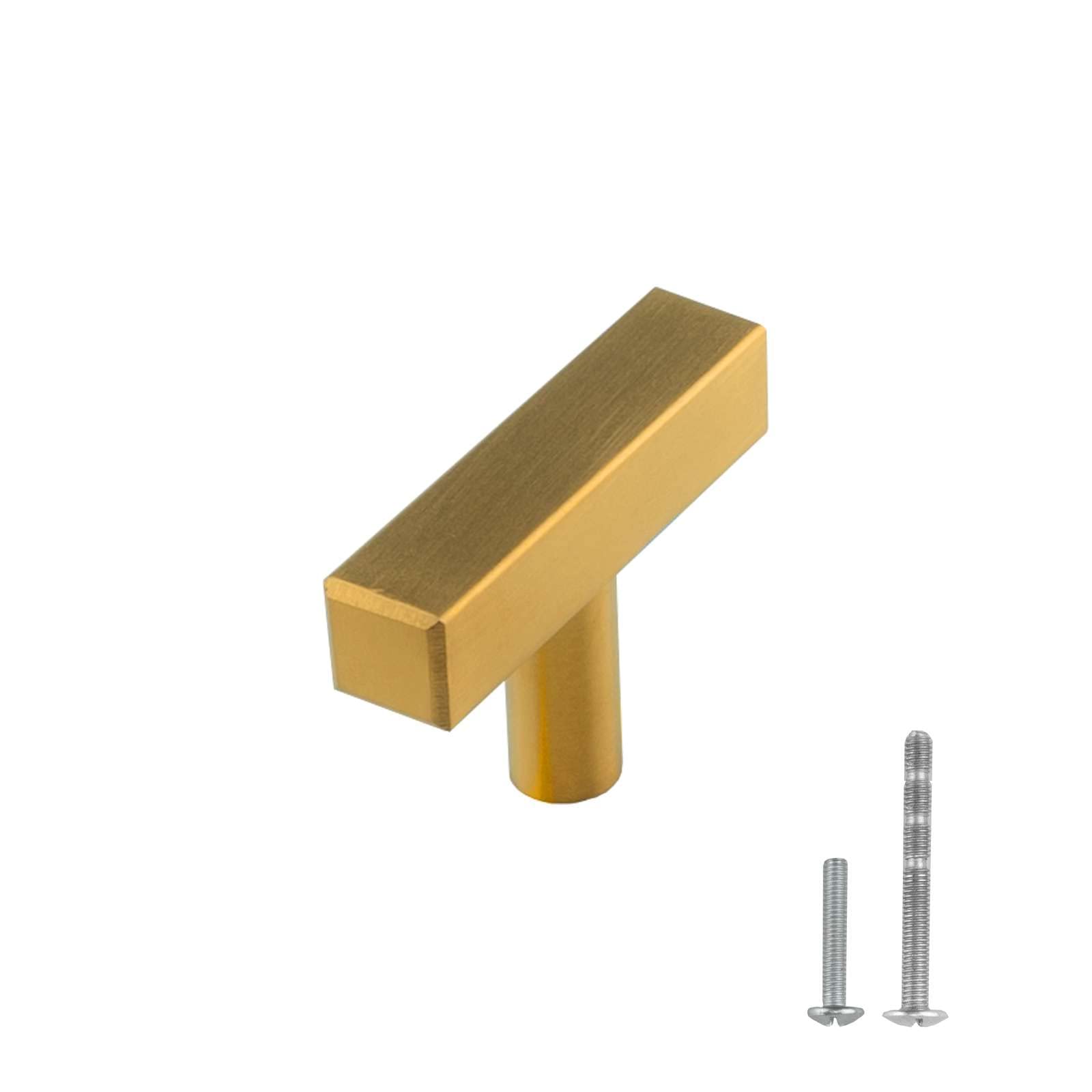 Modket 1 Pack Square Euro Bar Cabinet Handle - 304 Stainless Steel 2