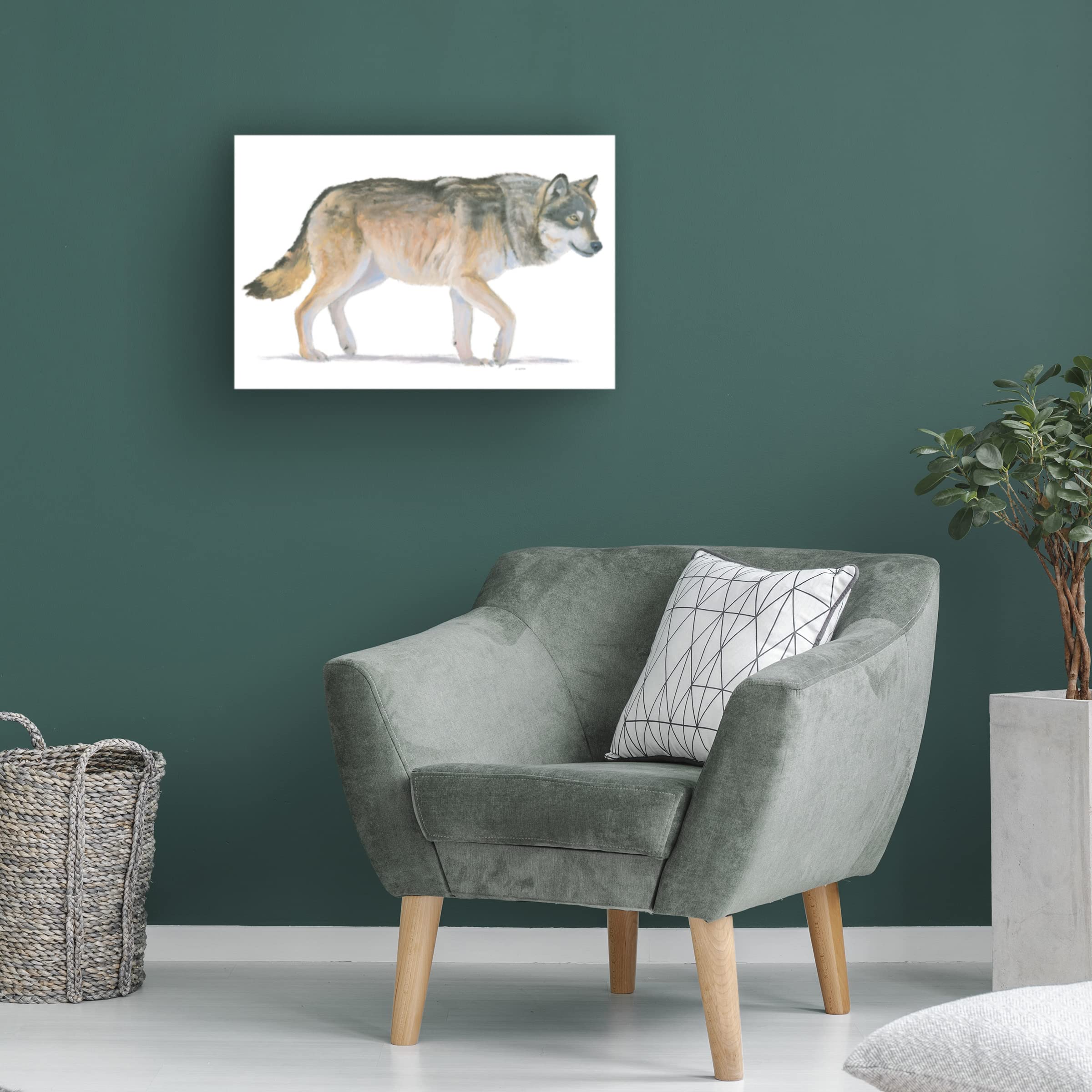 James Wiens 'Northern Wild II' Canvas Art Print - 16x24 Inches - Modern Wildlife Wall Decor for Living Room, Bedroom & Office