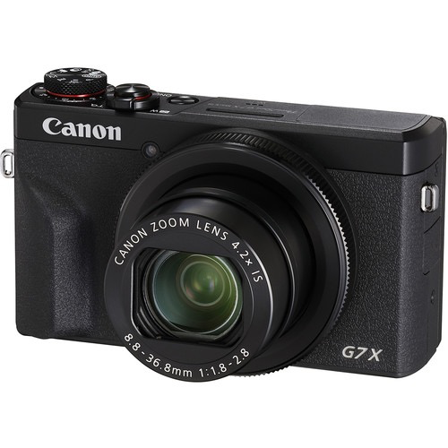 Canon PowerShot G7 X Mark III Digital Camera 20.1MP 4K Video Vlogging Camera with Flip Touch Screen & WiFi (Black) - Perfect for Travel, YouTube Vlogging & Photography