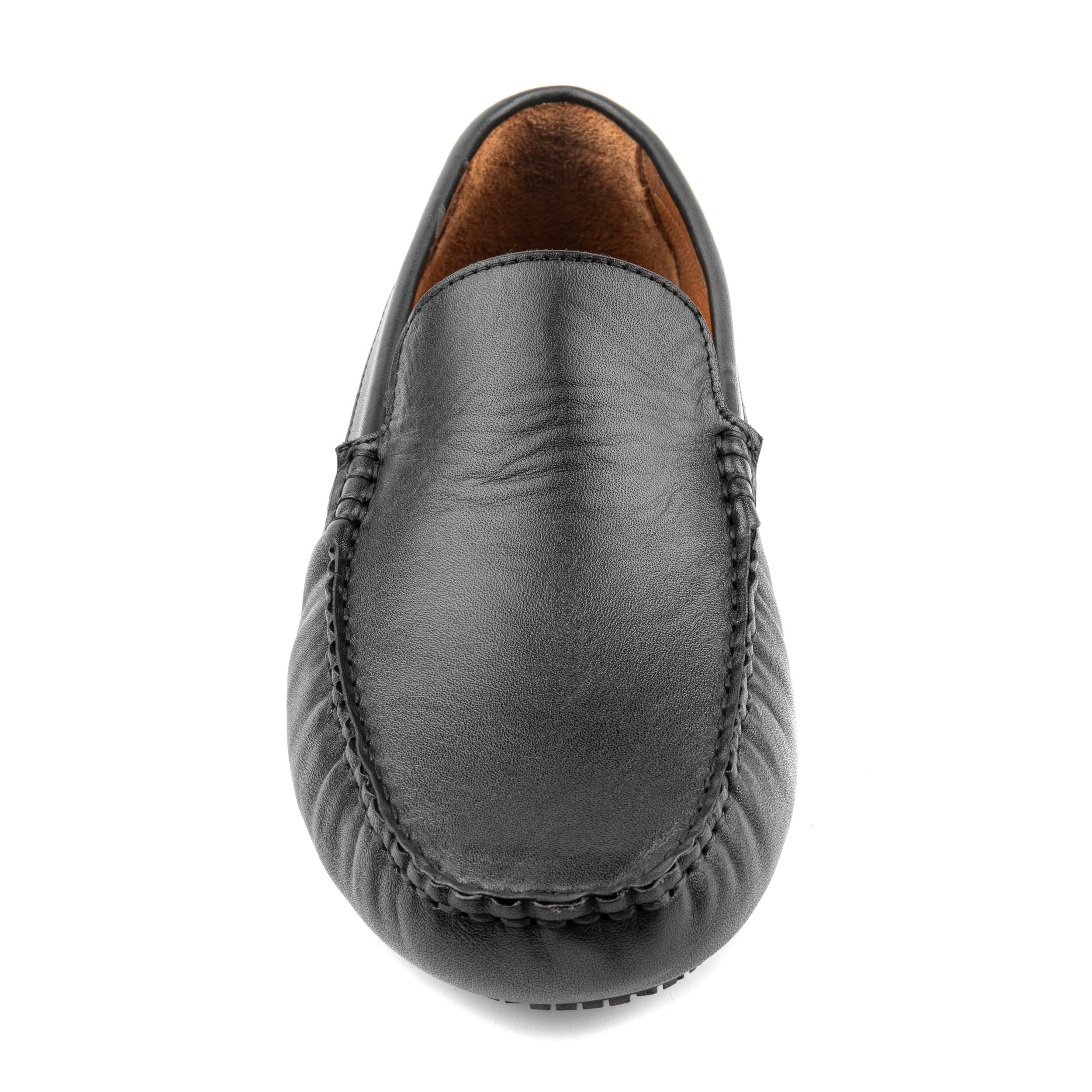 Men's Slip-On Loafers - Classic Driving Shoes & Fashion Sneakers | Lightweight Comfortable Leather Shoes with Soft Lining & Cushioned Insole | Perfect Gifts for Dad | Ideal for Casual Wear, Office & Travel